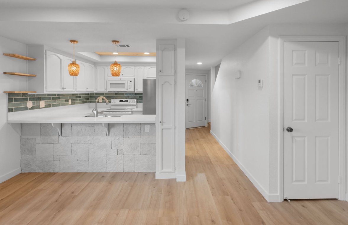 After kitchen renovation, Pacific Beach apartment