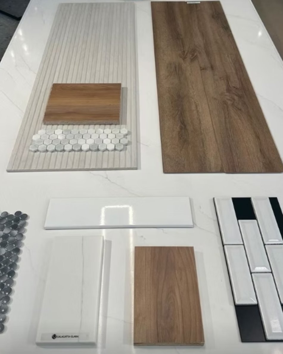 Material and finish selections for a Statera Design & Build project
